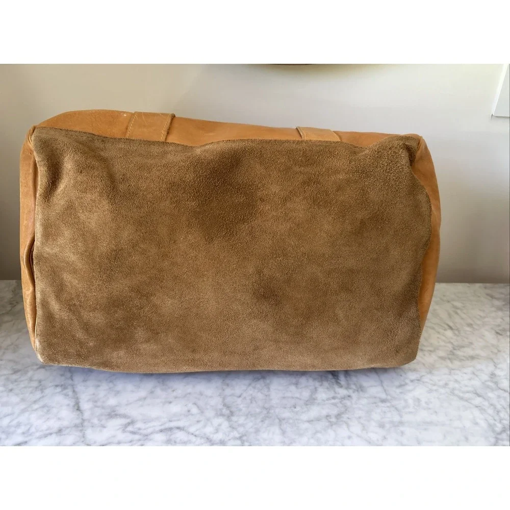 Oakmont 1994 U.S. Open Large Leather Brown Duffle Gym Bag